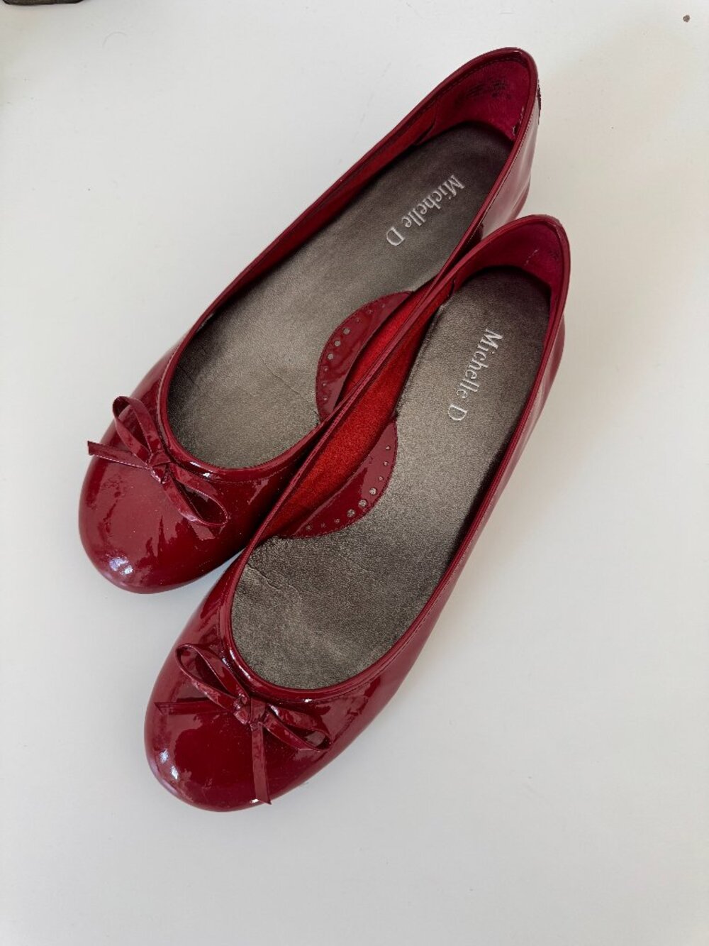Michelle D - Size 8.5 - Red Ballet Flats